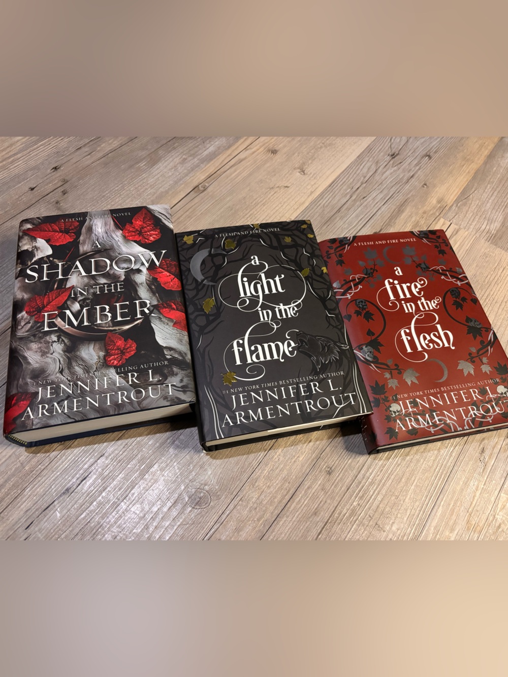 Flesh and Fire series 1-3 by Jennifer L Armentrout